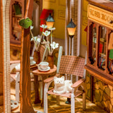 Maquete de suporte para livro Sunshine Town Robotime