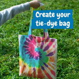 fashion lab tie dye tote bag