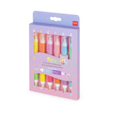 MEOW - 6 DUAL-TIP HIGHLIGHTERS - KITTY - MULTICOLOR INK