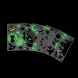 pegatinas electroestaticas halloween legami brillo en la oscuridad