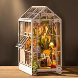 book nook garden house robotime