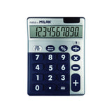 calculadora de sobremesa solar y con pila MILAN