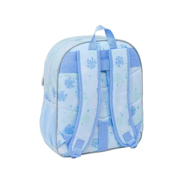mochila junior asas color azul elsa frozen