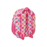 mochila infantil rosa minnie mouse diseño 3D