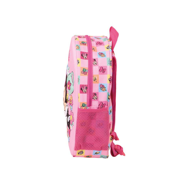 mochila infantil minnie mouse rosa