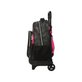mochila de ruedas guerreras kpop negro