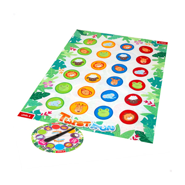 juego infantil twister animales para niños