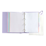 Pasta de argolas A4 com recargas Lavander Miquelrius