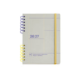 Agenda Escolar Plus Wire-O Semana Vista Gris Back To Basics 2026-27 Miquelrius
