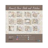 SET 12 PAPEL SCRAP DOB.CARA 30x30 180g HOME & DECO BATH KITCHEN