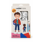 LAYERS OF DOLLS TO PAINT - DIEGO