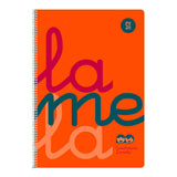 Cuaderno Fº Lamela Plastic - C 5 - 80 hojas - 90 grs -Naranja