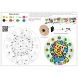 kit pintar con arenas reloj leon arenart