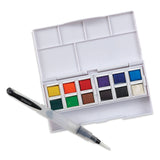 Conjunto de 12 aguarelas de viagem Derwent