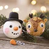 bolas de navidad creativ manualidad foam clay