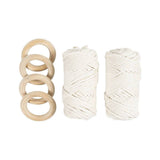 CONTENIDO DEL KIT MACRAME POSAVASOS Y SERVILLETEROS