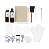 creativ company mini kit cianotipia navidad etiquetas