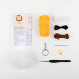 llavero leon amigurumi anchor dmc contenido del pack