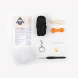 pip the penguin kit llavero amigurumi anchor contenido