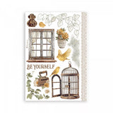 Washi Pad 8 Hojas A5 Golden Harmony Stamperia