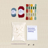 contenido de la caja buho en el huerto amigurumi dmc