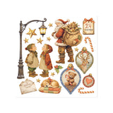 Set Transferibles Rub-On Silent Night Stamperia