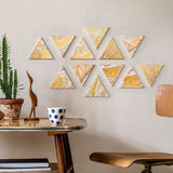 Ejemplo de pinturas en Lienzo Triangular