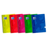 cuaderno A5 colores fuertes cuadriculado oxford