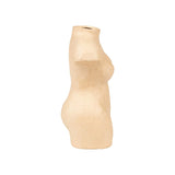 jarron papel mache cuerpo femenino decopatch