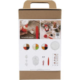 kit creativo para hacer adornos de navidad personalizados +5 años