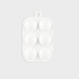 paleta de pintura hecha de plástico en forma de rectángulo de la marca layers of