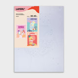 set 3 lienzos pintar por nñumeros diseño de bebidas layers of