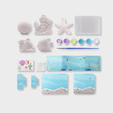 pintar escayolas escena mundo marino layers of kids