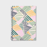 Cuaderno A5 a Rayas Tapa Blanda Líneas Layers Of