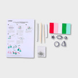kit para crear pendientes de arcilla navidad layers of