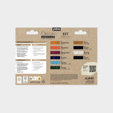 Set Colores Esenciales Pebeo Origin Acrylics 10x60ml (1)
