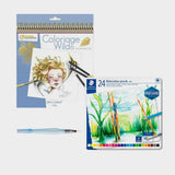 Pinceladas Acuarelables: Kit de Iniciación a los lápices acuarelables (1)