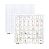 Bloco de Scrapbooking 12 Folhas Papéis Doces para Bebé Menino para Si