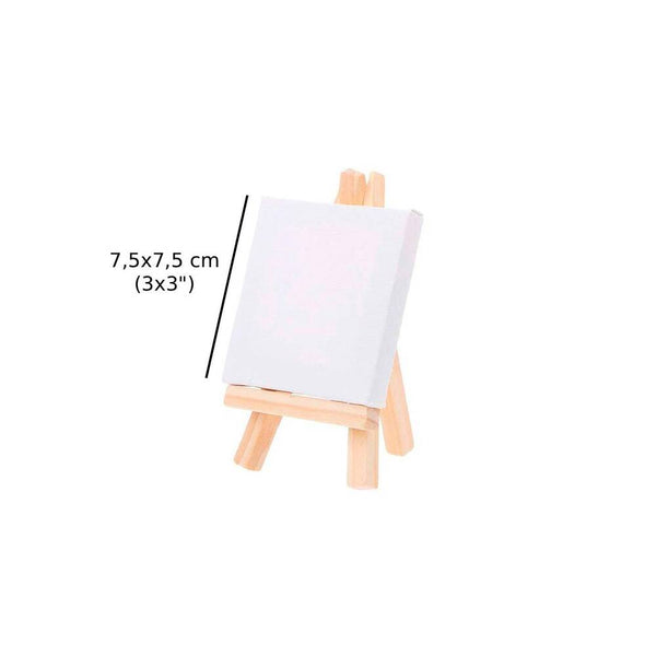 manualidades con lienzo mini aureo 7,5 cm 3 pulgadas