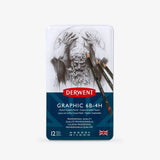 set de 12 lapices de grafito para dibujos de la marca derwent