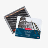 set completo 24 lapices de grafito para dibujo derwent