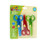 Conjunto de 3 tesouras infantis Crayola