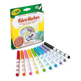 Embalagem de 10 marcadores de tecido Crayola