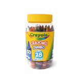 Bote 28 Ceras Jumbo Crayola
