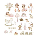 Die Cuts Sweet Baby Girl Papers For You
