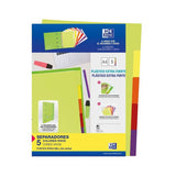 Pack Archivador Europeanbinder Color Vivo + Recambios+ Separadores Oxford
