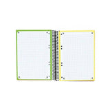 Caderno Oxford A5+ de capa dura, cores vivas