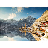Puzzle 1500 Piezas Hallstatt en Invierno Educa