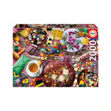 Puzzle 2000 Piezas Mesa de Costura Educa