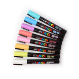 Set 8 Rotuladores PC-3M Pastel Posca